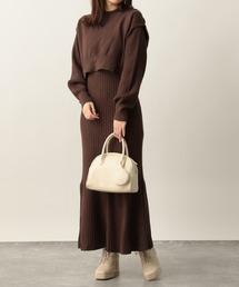 Heather | ベストSETニットロングワンピース　257120(ワンピース)