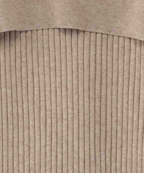 Heather（ヘザー）の「ベストSETニットロングワンピース　257120（ワンピース・レディース・ブラック/ライトブラウン/グリーン/ブラウン・FREE）」の9枚目の写真