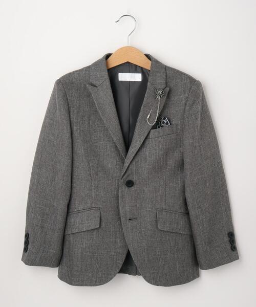 【美品】SHOO・LA・RUE（シューラルー）セレモニースーツ120サイズ 120-130cm/5点セット/セレモニー/入卒】細身スーツ（スーツセット