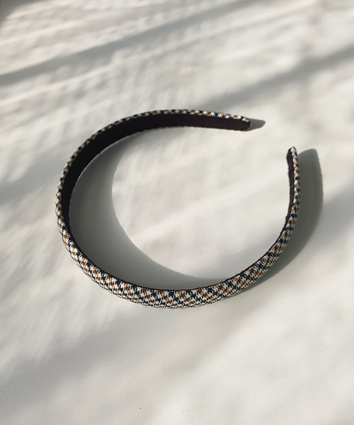 FERRAGAMO チェック柄 千鳥格子柄　カチューシャ FERRAGAMO チェック柄 千鳥格子柄 カチューシャ