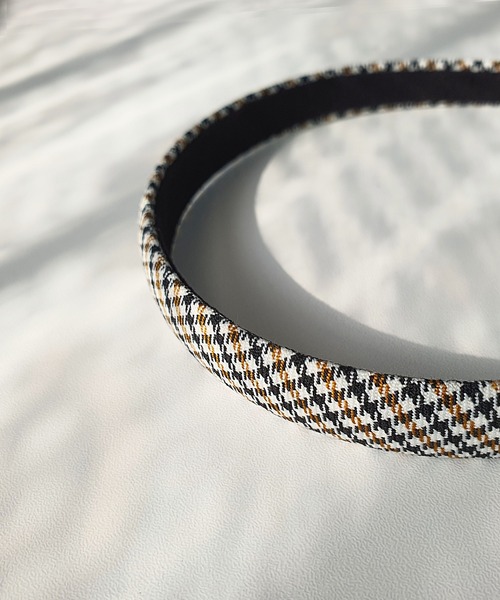 セール】千鳥柄 チェック カチューシャ（カチューシャ）｜CEMONEMO