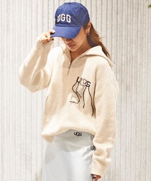 UGG（アグ）の「UGG@mos ハーフジップ インターシャ ニット（ニット
