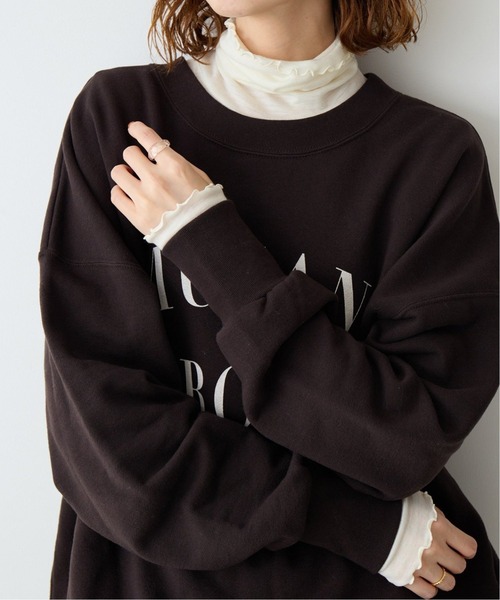 IENA（イエナ）の「SUPER 120WOOL タートルプルオーバー EMILY WEEK*IENA◆（Tシャツ/カットソー・レディース・ブラック/ナチュラル/サックスブルー・FREE）」の5枚目の写真