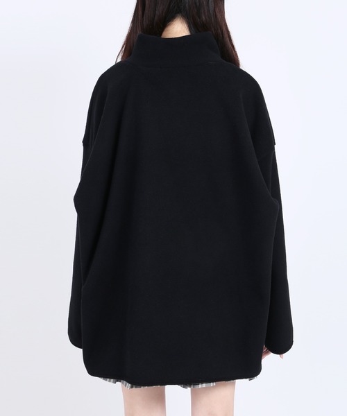 WC（ダブル シー）の「ハーフジップビッグフリース（スウェット・レディース・ブラック/ベージュ/ブルー・FREE）」の4枚目の写真