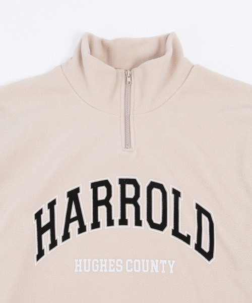 WC（ダブル シー）の「ハーフジップビッグフリース（スウェット・レディース・ブラック/ベージュ/ブルー・FREE）」の11枚目の写真