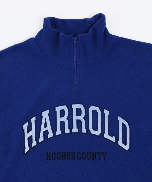 WC（ダブル シー）の「ハーフジップビッグフリース（スウェット・レディース・ブラック/ベージュ/ブルー・FREE）」の8枚目の写真