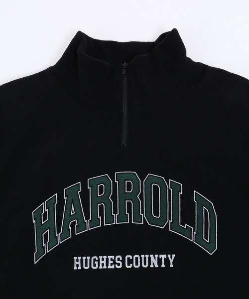 WC（ダブル シー）の「ハーフジップビッグフリース（スウェット・レディース・ブラック/ベージュ/ブルー・FREE）」の9枚目の写真