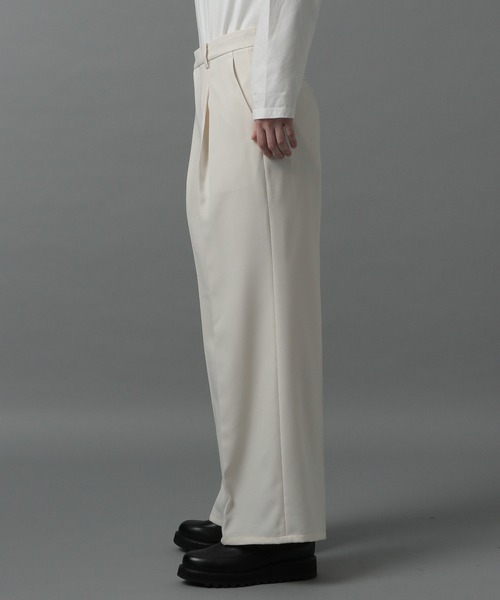 HARE（ハレ）の「【SETUP対応】ワイドフレアパンツ(HARE)（スラックス・メンズ・ブラック/グレー/オフホワイト/レッド系その他・SMALL/MEDIUM）」の8枚目の写真