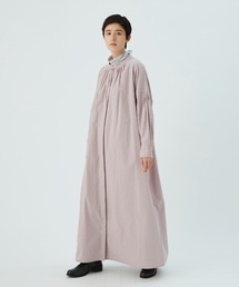 アデュートリステス　チュニックワンピース　くすみピンク　モーヴピンク conges payes ADIEU TRISTESSE（コンジェ ペイエ アデュー