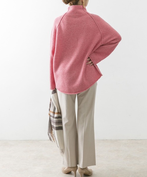 URBAN RESEARCH ROSSO(アーバンリサーチロッソ)の「ホールビルドネックニット(ニット/セーター・レディース・ブラック/オフホワイト/ピンク・FREE)」の20枚目の写真