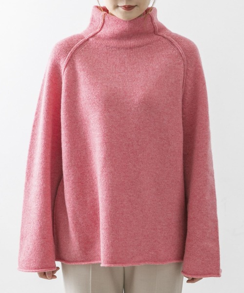 URBAN RESEARCH ROSSO(アーバンリサーチロッソ)の「ホールビルドネックニット(ニット/セーター・レディース・ブラック/オフホワイト/ピンク・FREE)」の19枚目の写真
