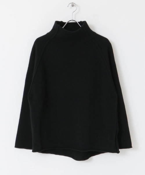 URBAN RESEARCH ROSSO(アーバンリサーチロッソ)の「ホールビルドネックニット(ニット/セーター・レディース・ブラック/オフホワイト/ピンク・FREE)」の9枚目の写真