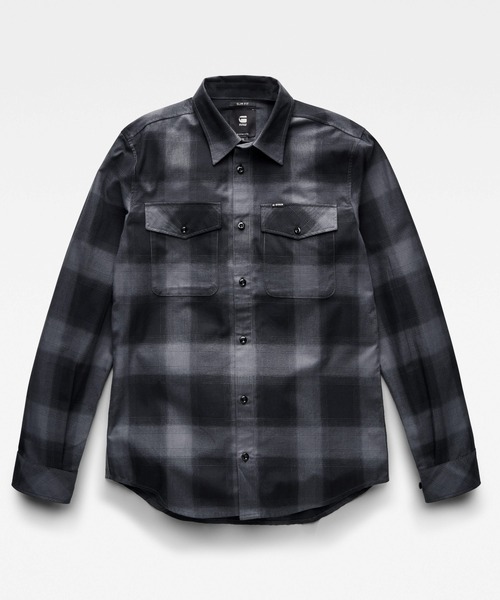 G-STAR(ジースター)の「MARINE SLIM SHIRT/チェック(シャツ/ブラウス・メンズ・チェック・LARGE/SMALL/MEDIUM)」の10枚目の写真
