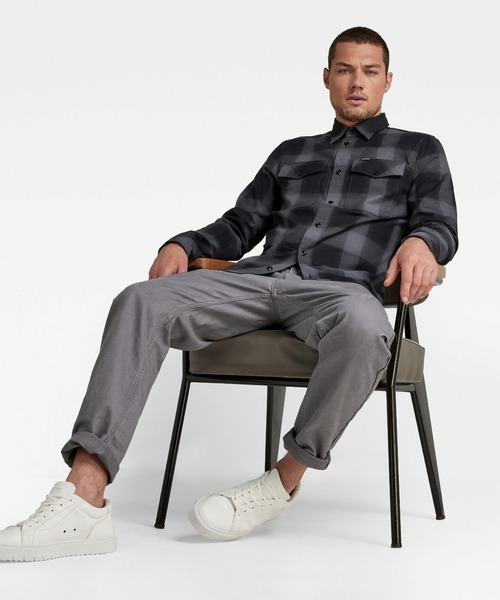 G-STAR(ジースター)の「MARINE SLIM SHIRT/チェック(シャツ/ブラウス・メンズ・チェック・LARGE/SMALL/MEDIUM)」の7枚目の写真