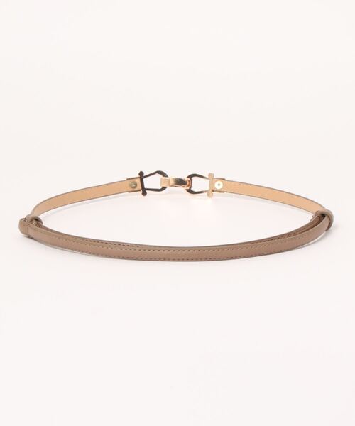 OLIVE des OLIVE（オリーブデオリーブ）の「ビットベルト（ベルト・レディース・ダークベージュ・FREE）」の2枚目の写真