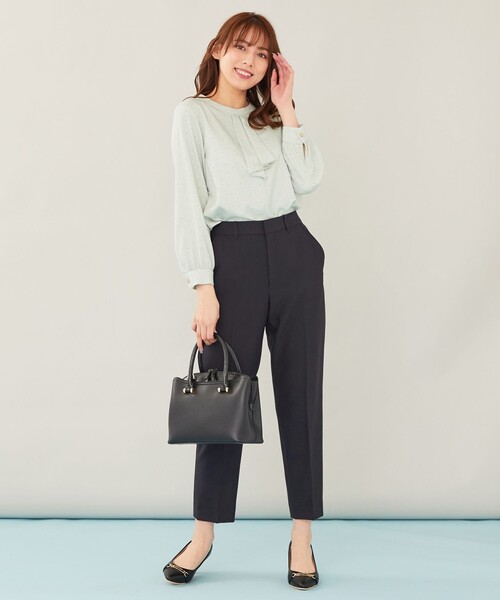 ANY SIS（エニィスィス）の「【洗える】2WAYレディテーパード パンツ（その他パンツ・レディース・ブラック系/黄土色系/アイボリー系/ネイビー系・4）」の10枚目の写真