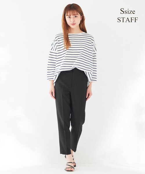 ANY SIS（エニィスィス）の「【洗える】2WAYレディテーパード パンツ（その他パンツ・レディース・ブラック系/黄土色系/アイボリー系/ネイビー系・4）」の13枚目の写真