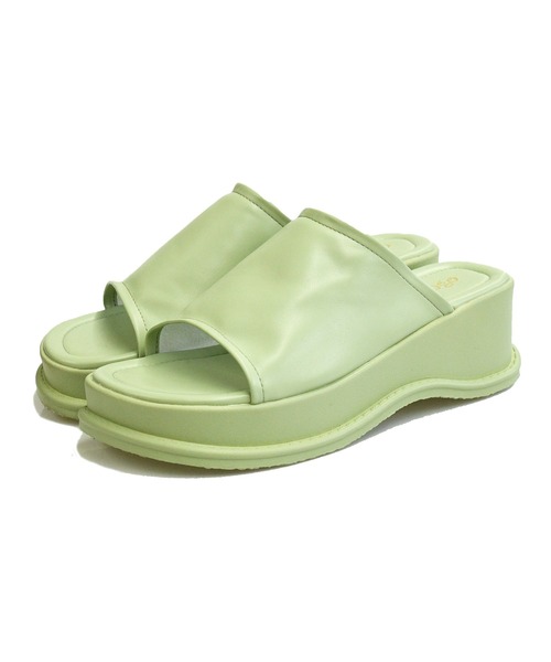 sango(sango)の「厚底ミュールサンダル(サンダル・レディース・ホワイト/ブラック/ベージュ/グレー/イエロー/グリーン・LL/3L/SS/S/M/L)」の12枚目の写真