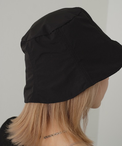 Kastane（カスタネ）の「【カタログ掲載アイテム】ワッシャーナイロンバケットハット（ハット・レディース・ブラック/アイボリー・FREE）」の12枚目の写真