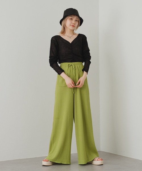 Kastane（カスタネ）の「【カタログ掲載アイテム】ワッシャーナイロンバケットハット（ハット・レディース・ブラック/アイボリー・FREE）」の4枚目の写真