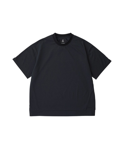 Gramicci（グラミチ）の「【GRAMICCI/グラミチ】SHELTECH X RENU TECH S/S TEE シェルテック×レニュー テックTシャツ（Tシャツ/カットソー・メンズ・ホワイト/ブラック・L/M/XS/XL/S）」の5枚目の写真