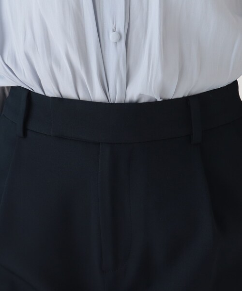 index（インデックス）の「◆マルチファンクションダブルクロステーパードパンツ【WEB限定サイズ】（スーツパンツ・レディース・ネイビー/ナチュラル/サックスブルー・38/40/36/42）」の10枚目の写真