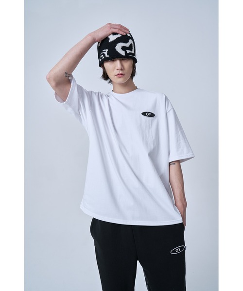 OY(オーワイ)の「『OY/オーワイ』BASIC ROUND LOGO T/ベーシックラウンドロゴ 半袖カットソー(Tシャツ/カットソー・メンズ・ホワイト/ブラック/ブルー・1/2)」の19枚目の写真
