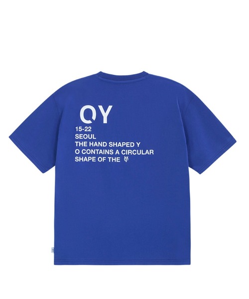 OY(オーワイ)の「『OY/オーワイ』BASIC ROUND LOGO T/ベーシックラウンドロゴ 半袖カットソー(Tシャツ/カットソー・メンズ・ホワイト/ブラック/ブルー・1/2)」の14枚目の写真