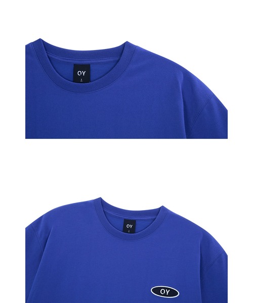 OY(オーワイ)の「『OY/オーワイ』BASIC ROUND LOGO T/ベーシックラウンドロゴ 半袖カットソー(Tシャツ/カットソー・メンズ・ホワイト/ブラック/ブルー・1/2)」の11枚目の写真