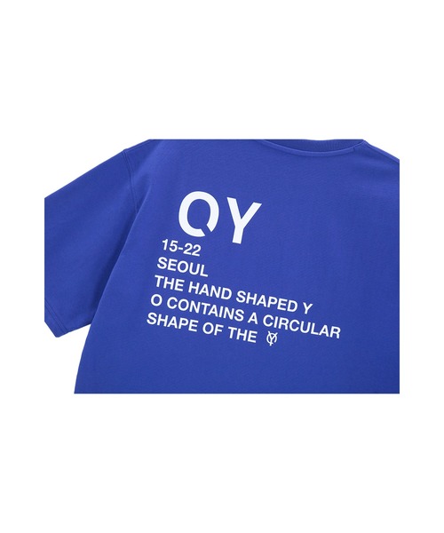 OY(オーワイ)の「『OY/オーワイ』BASIC ROUND LOGO T/ベーシックラウンドロゴ 半袖カットソー(Tシャツ/カットソー・メンズ・ホワイト/ブラック/ブルー・1/2)」の15枚目の写真