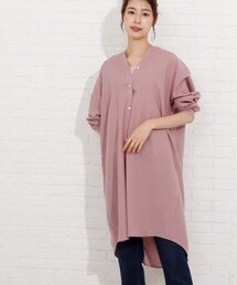 SHOO・LA・RUE | フレンチリネン前開きワンピース【藤本美貴さん着用商品】(ワンピース)