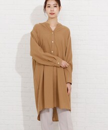 SHOO・LA・RUE | フレンチリネン前開きワンピース【藤本美貴さん着用商品】(ワンピース)