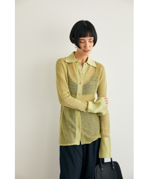【M_】MESHKNITシャツ