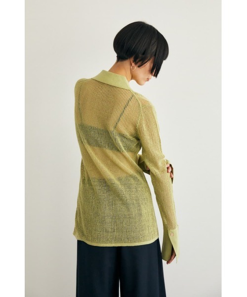 【M_】MESHKNITシャツ