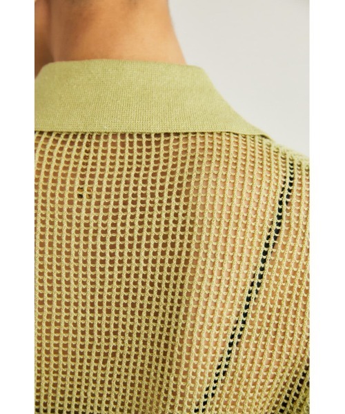 【M_】MESHKNITシャツ