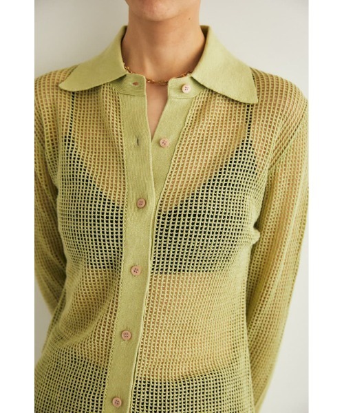 【M_】MESHKNITシャツ