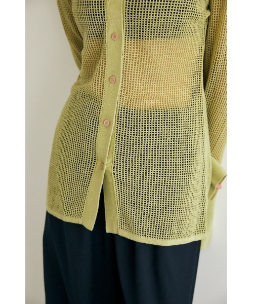 【M_】MESHKNITシャツ