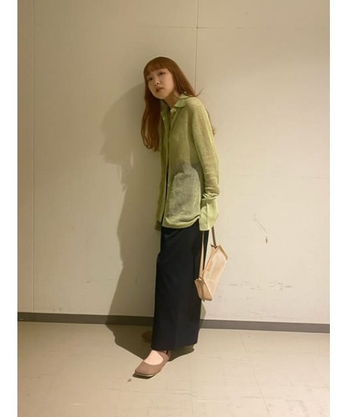 【M_】MESHKNITシャツ