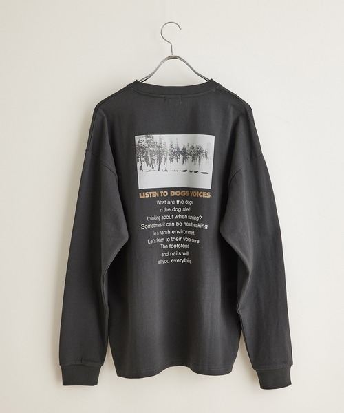 JUNRED(ジュンレッド)の「フォトグラフィックBIGロングTシャツ(Tシャツ/カットソー・メンズ・ホワイト/ブラック/ブルー・S/M/L)」の5枚目の写真