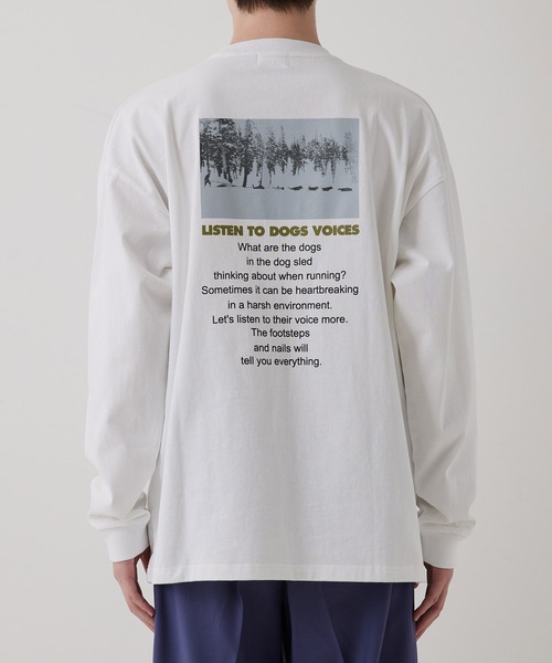 JUNRED(ジュンレッド)の「フォトグラフィックBIGロングTシャツ(Tシャツ/カットソー・メンズ・ホワイト/ブラック/ブルー・S/M/L)」の18枚目の写真