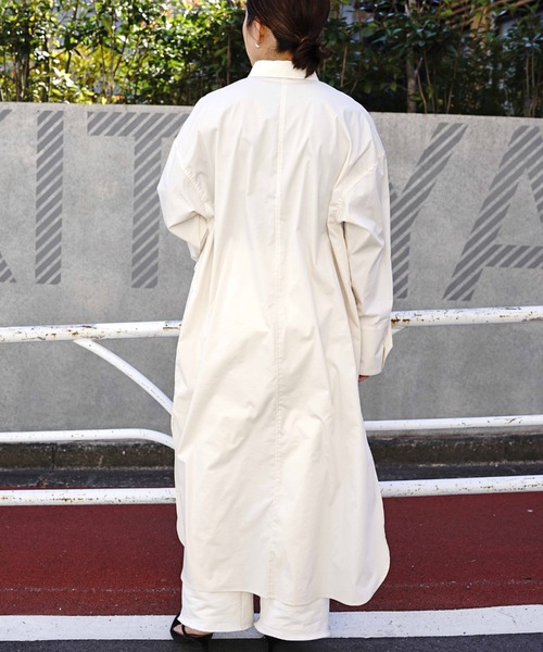 Toironier(トワロニエ)の「Toironier(トワロニエ ) シャツワンピース(ワンピース・レディース・ホワイト・FREE)」の7枚目の写真