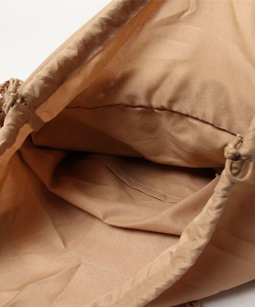 coca（coca）（コカ）の「独立するカゴバッグ（かごバッグ・レディース・ベージュ・ONE SIZE）」の11枚目の写真