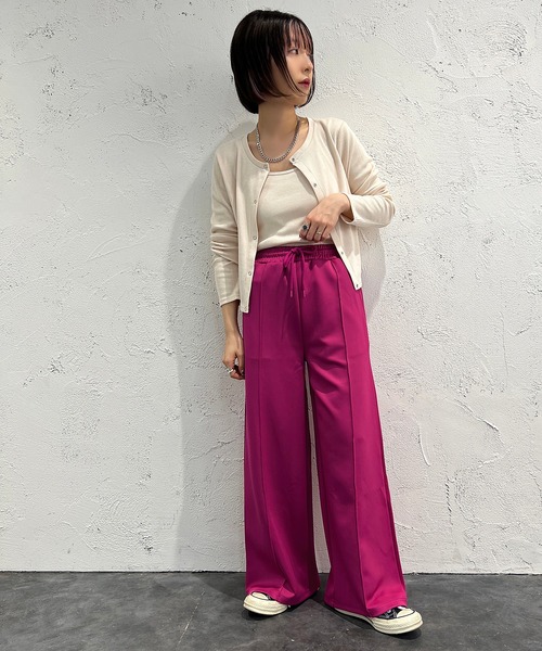 apres jour mignon(アプレジュールミニョン)の「ジャージパンツ【ZOZOTOWN限定アイテム】(その他パンツ・レディース・ピンク/ダークブラウン/ブラック・X-LARGE/SMALL/MEDIUM)」の21枚目の写真