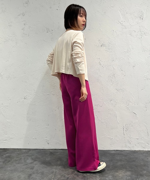 apres jour mignon(アプレジュールミニョン)の「ジャージパンツ【ZOZOTOWN限定アイテム】(その他パンツ・レディース・ピンク/ダークブラウン/ブラック・X-LARGE/SMALL/MEDIUM)」の22枚目の写真