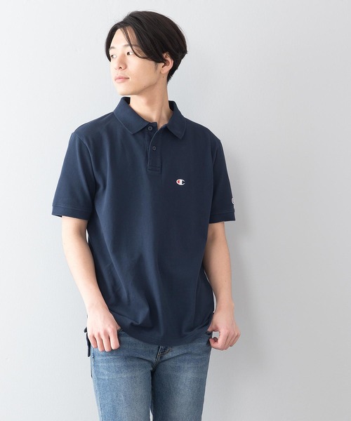 Champion チャンピオン ワンポイントポロシャツ ｃ３ ｆ３５６ ブランドロゴワンポイント刺繍 ロングテール仕様 ポロシャツ Champion チャンピオン のファッション通販 Zozotown