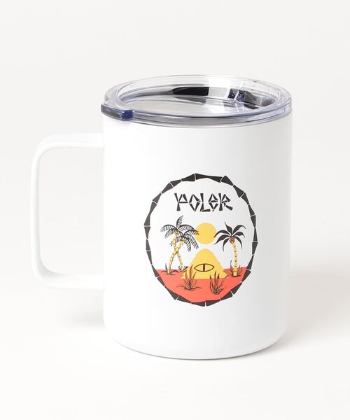 POLeR OUTDOOR STUFF（ポーラーアウトドアスタッフ）の「POLeR OUTDOOR STUFF/ポーラーアウトドアスタッフ　INSULATED MUG　インサレーテッドマグ　マグカップ（グラス/マグカップ/タンブラー・メンズ・ホワイト/ブラック/ミント・FREE）」の2枚目の写真