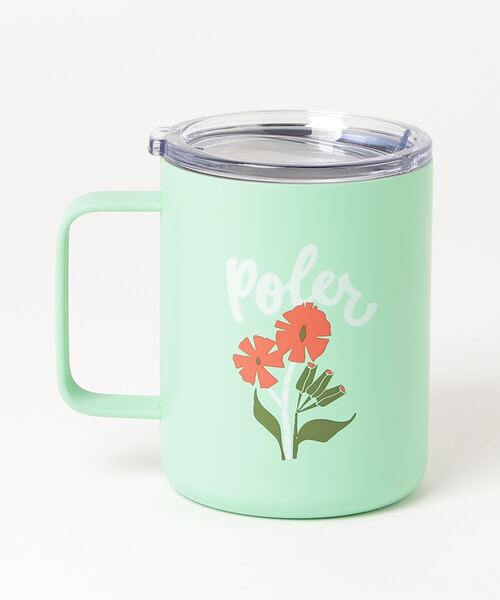 POLeR OUTDOOR STUFF（ポーラーアウトドアスタッフ）の「POLeR OUTDOOR STUFF/ポーラーアウトドアスタッフ　INSULATED MUG　インサレーテッドマグ　マグカップ（グラス/マグカップ/タンブラー・メンズ・ホワイト/ブラック/ミント・FREE）」の3枚目の写真