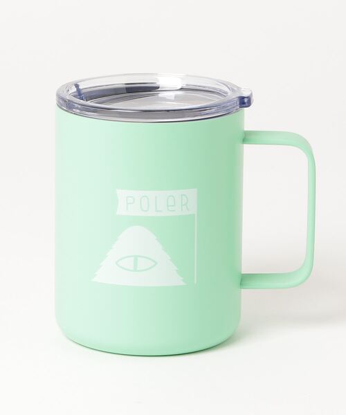 POLeR OUTDOOR STUFF（ポーラーアウトドアスタッフ）の「POLeR OUTDOOR STUFF/ポーラーアウトドアスタッフ　INSULATED MUG　インサレーテッドマグ　マグカップ（グラス/マグカップ/タンブラー・メンズ・ホワイト/ブラック/ミント・FREE）」の4枚目の写真