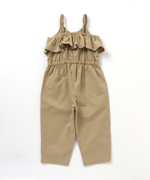 BREEZE（ブリーズ）の「フリルサロペット（サロペット/オーバーオール・キッズ・ベージュ/ブラック・100/80/120/130/110/140/90）」の11枚目の写真