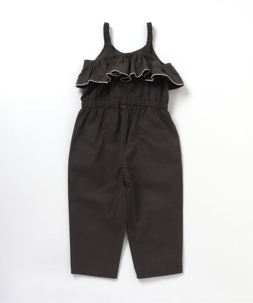 BREEZE（ブリーズ）の「フリルサロペット（サロペット/オーバーオール・キッズ・ベージュ/ブラック・100/80/120/130/110/140/90）」の12枚目の写真